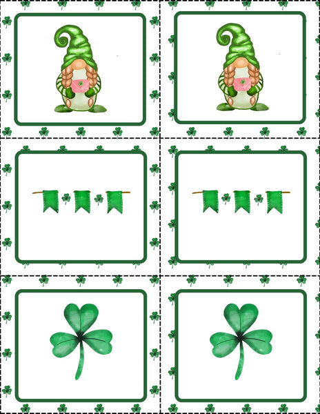 St Patrick's Day Memory Game