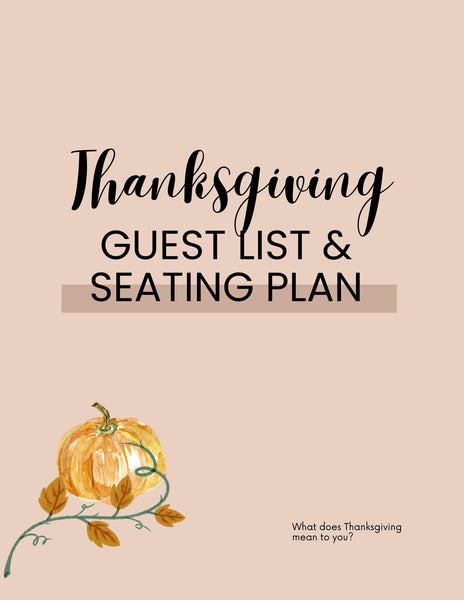 Thanksgiving Meal and Event Planner