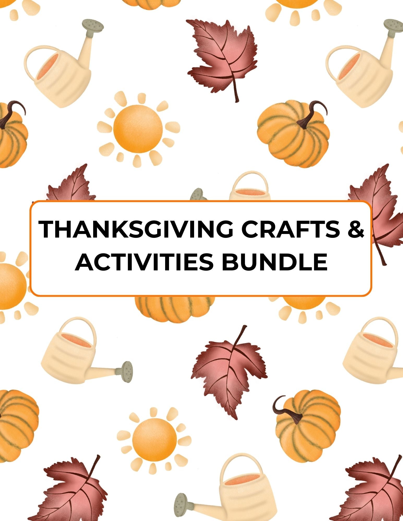 Thanksgiving Craft And & Activities Bundle