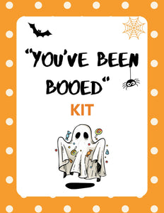 Halloween You've Been Booed Kit