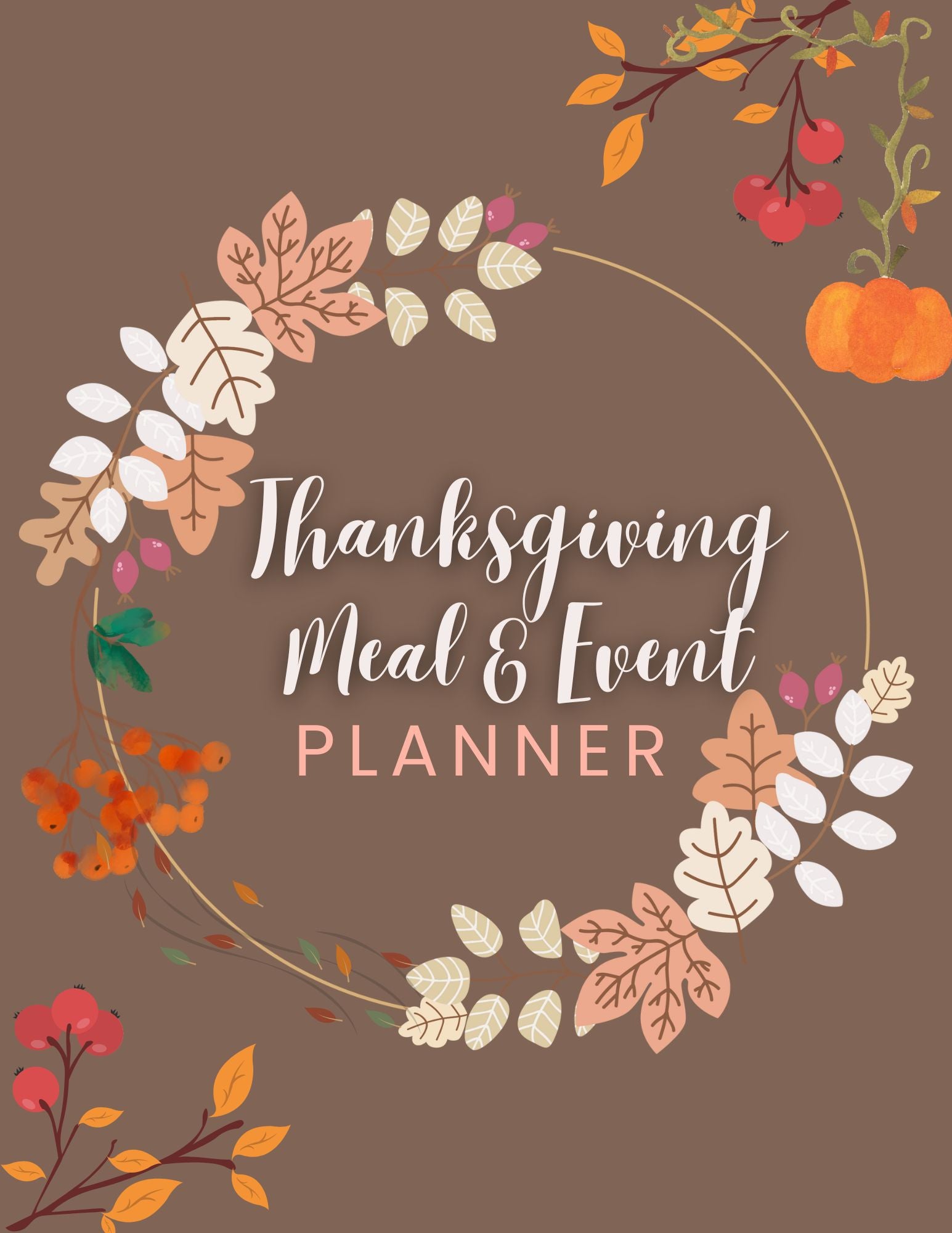 Thanksgiving Meal and Event Planner