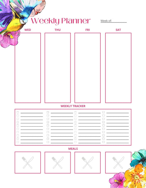 ADHD Undated Planner