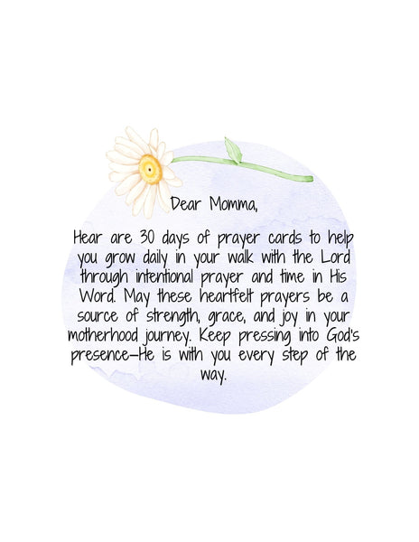 Prayer Cards for Mom