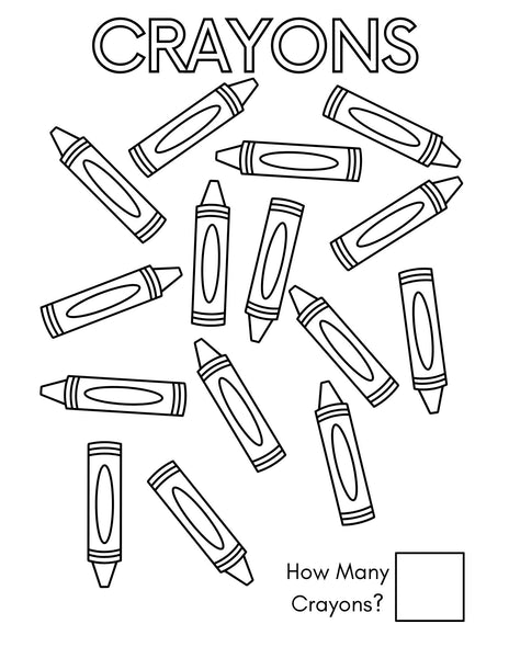 First Day of School Coloring Book