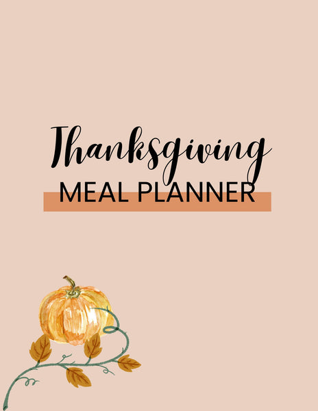 Thanksgiving Meal and Event Planner