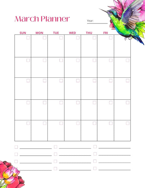 ADHD Undated Planner