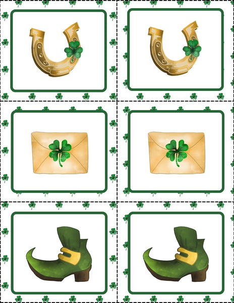 St Patrick's Day Memory Game