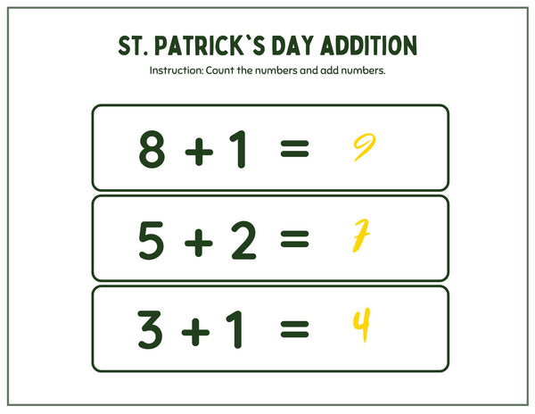 St. Patrick's Day Activity Pack