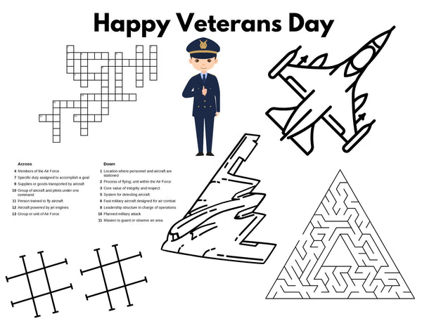 Happy Veteran's Day Placemat