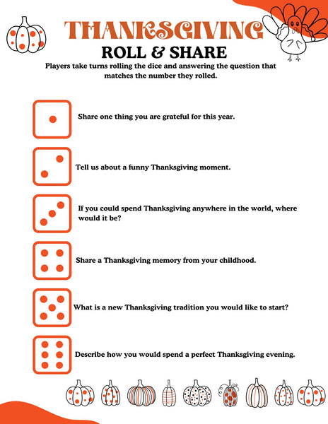 Thanksgiving Party Games