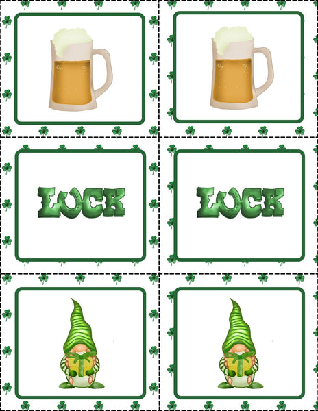 St Patrick's Day Memory Game