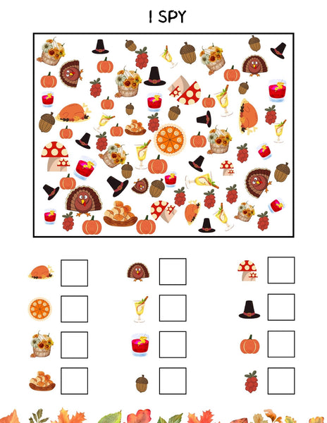 Thanksgiving Craft And & Activities Bundle