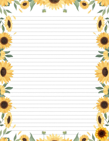 2025 Sunflower Gnome Monthly Calendar