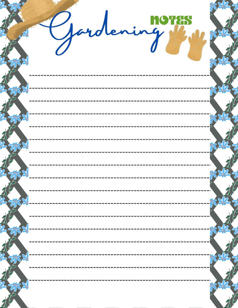 Garden Planner in Blue