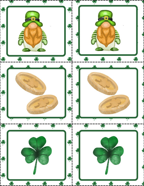 St Patrick's Day Memory Game