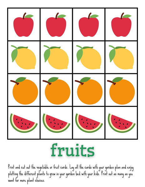 Simple Kids Garden Planner