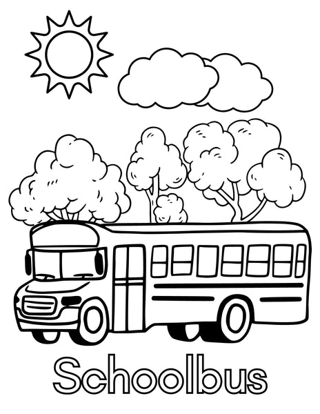 First Day of School Coloring Book