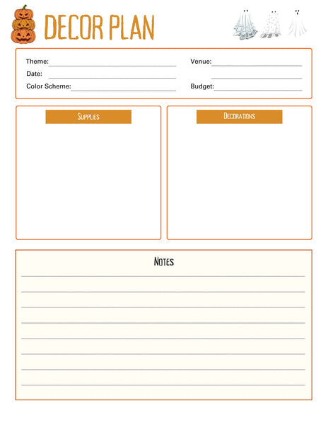 Halloween Party Planner - Digital