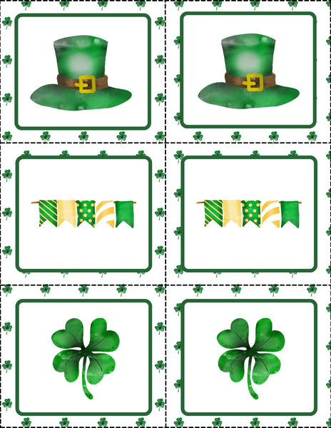 St Patrick's Day Memory Game