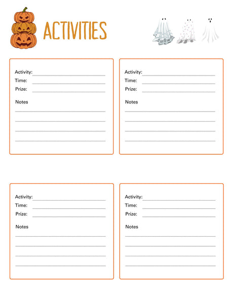 Halloween Party Planner - Digital