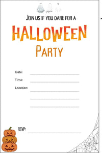 Halloween Invitations and Guest list