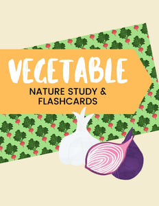 Vegetable Nature Study and Flashcards