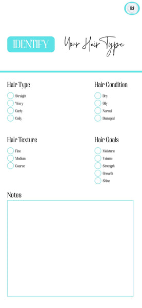 Hair Care Routine Workbook - Cellphone Digital