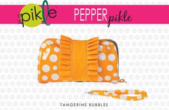Tangerine with Polka Dots