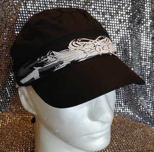 85 MPH Hat Black Midweight with Wing Band